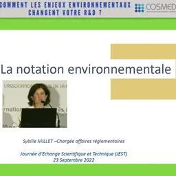 Du Green Deal à l’écoconception et à la notation environnementale
