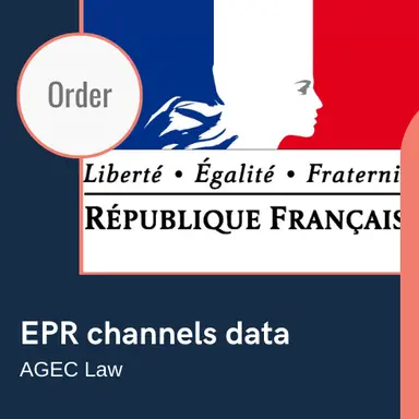L'Arrêté "Données des filières REP"