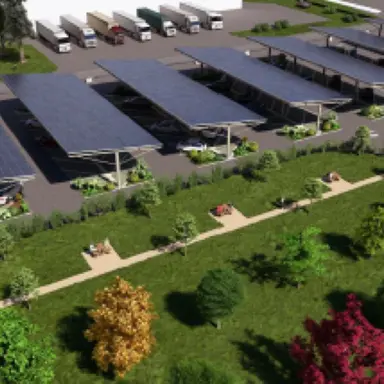 Le Groupe Rocher équipe son site de La Gacilly d'ombrières solaires