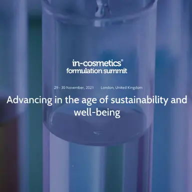 Le in-cosmetics Formulation Summit de retour à Londres