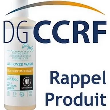 Rappel de lotions All-over Wash No Perfume Baby de la marque Urtekram