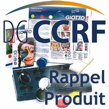 Rappel d'un set de maquillage de marque GIOTTO