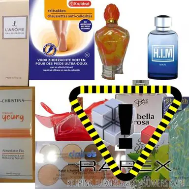 Loupe contenant des cosmétiques