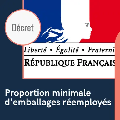 Publication du Décret sur les emballages réemployés