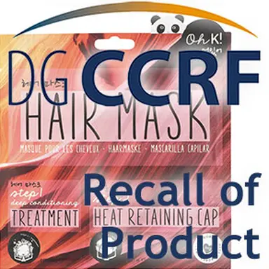 Rappel de masques pour cheveux de la marque Oh K!